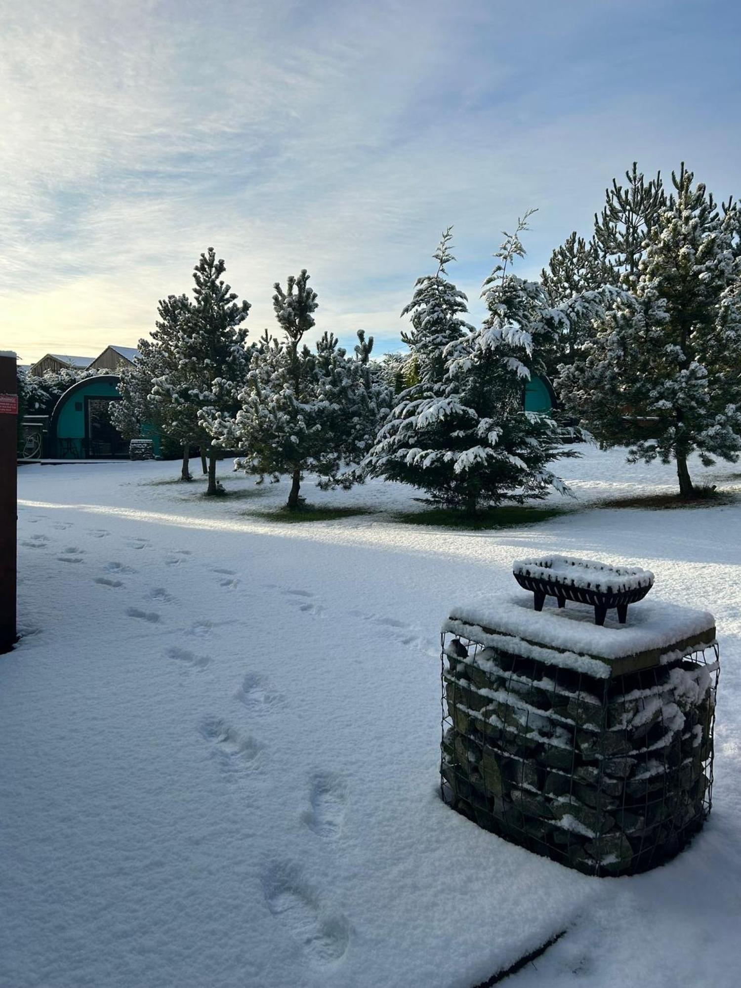 Original Glamping Pod With Hot Tub Hotell Frodsham Eksteriør bilde